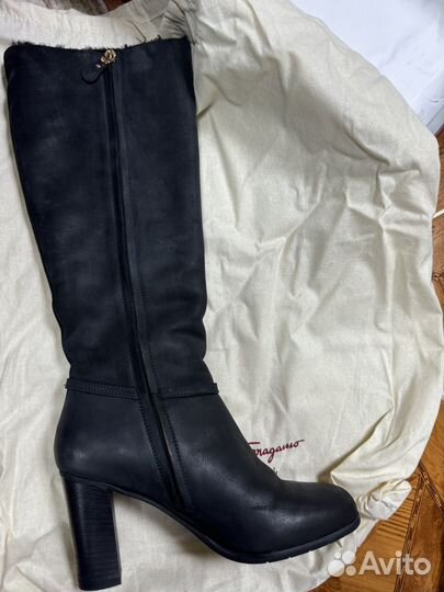 Сапоги зимние salvatore ferragamo оригинал