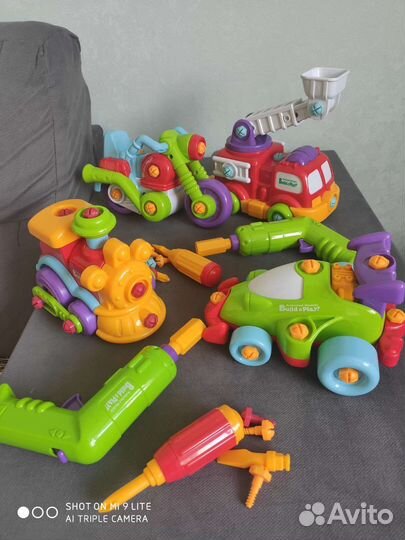 Build and play набор и шуруповёрт на батарейках