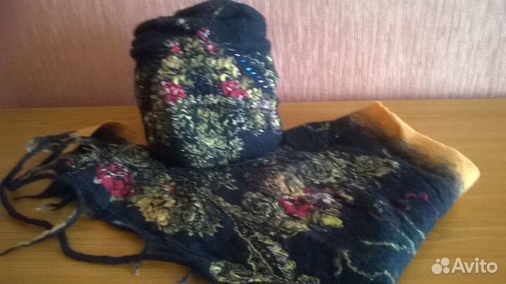 Комплект из валяной шерсти