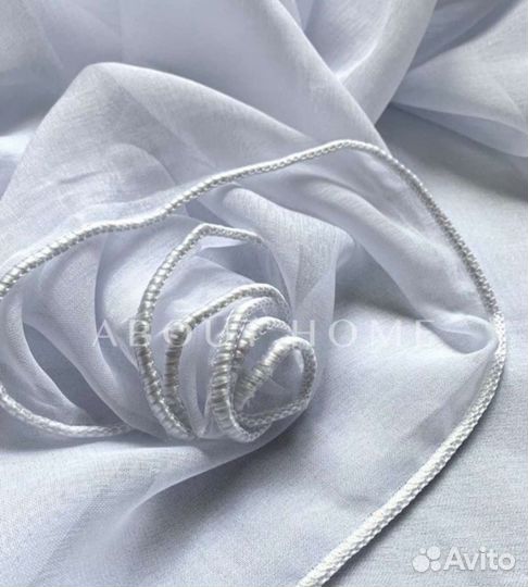 Готовый тюль под лён 400 на 260 см