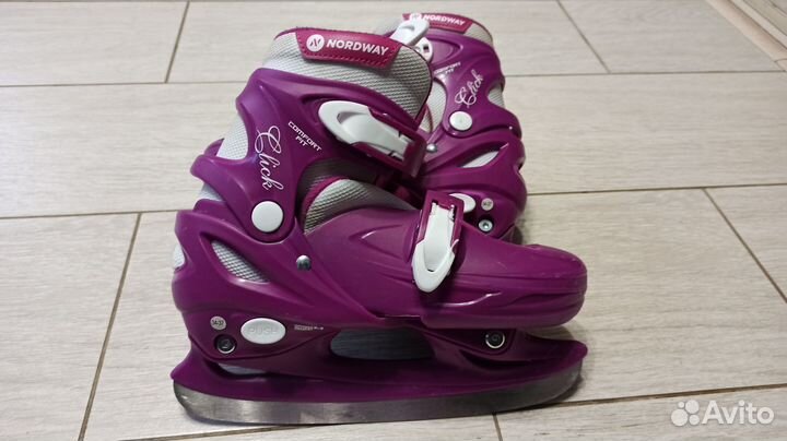 Коньки дет. раздвижные Nordway Click 34-37