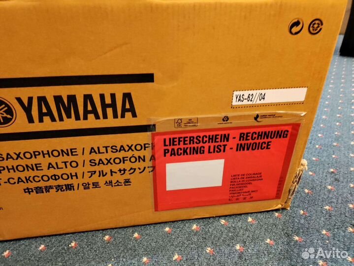 Yamaha YAS 62, саксофон альт япония