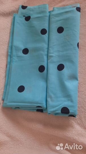 Отрезы тканей лен хлопок