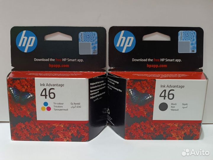 Картридж струйный HP 46 оригинальный