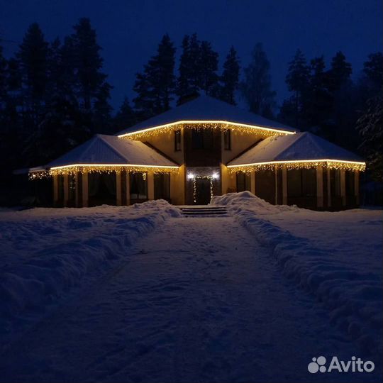 Освещение фасадное/подсветка фасада Украшение дома