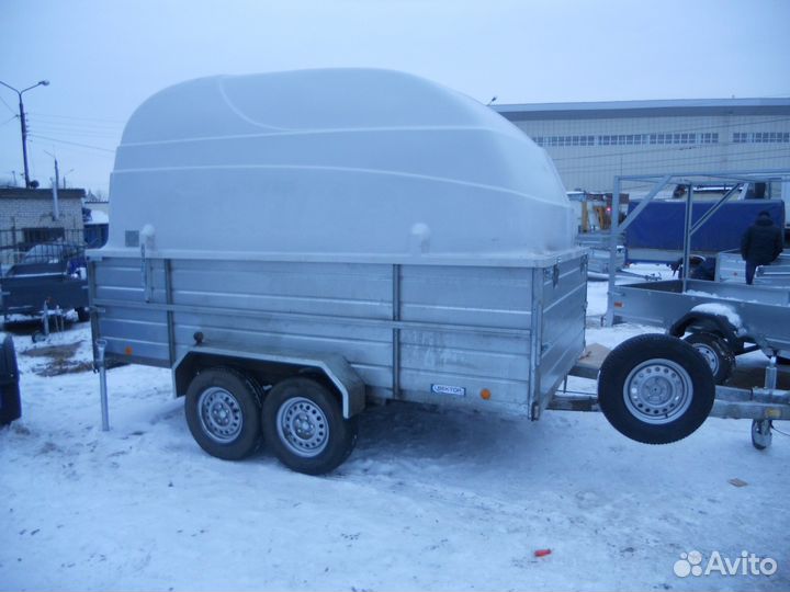 Прицеп -тандем для мототехники 3500x2000x400