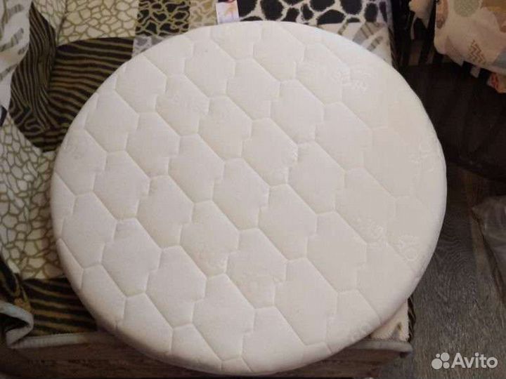 Матрац детский, круглый 75х75