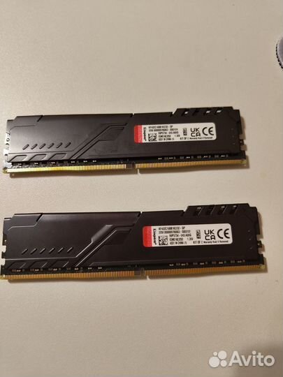 Оперативная память Kingston Fury DDR4 32Gb 3200mhz