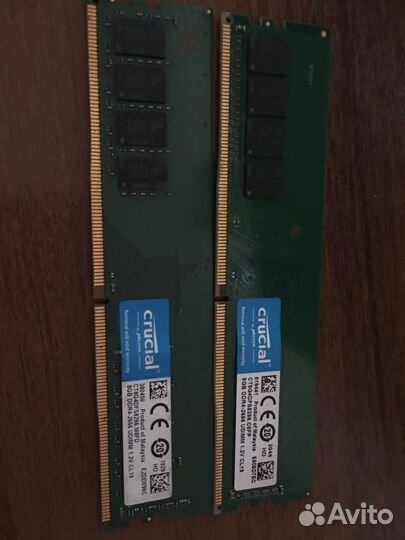 Crucial ddr4 4gb новая