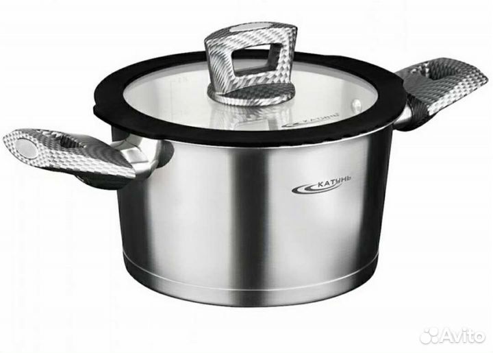 Кастрюля из нержавейки новая