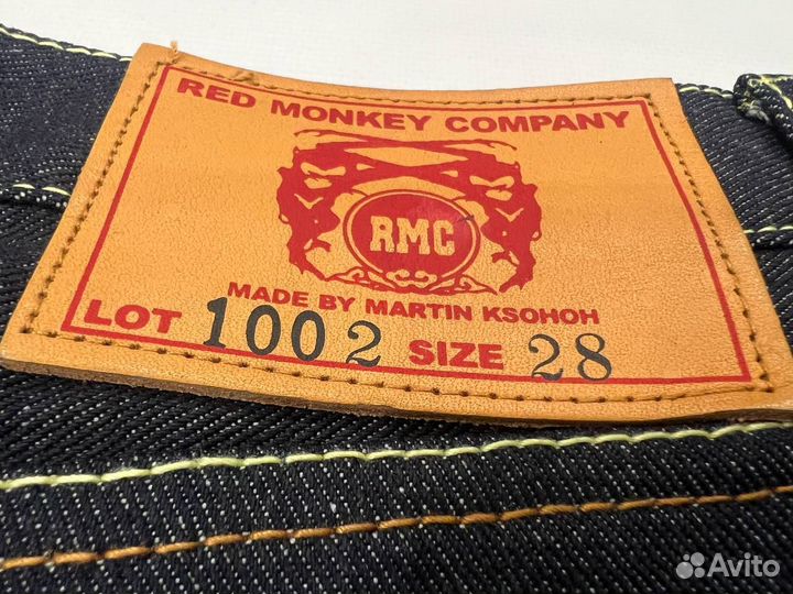 Джинсы Red Monkey Company & evisu оригинал вышивка