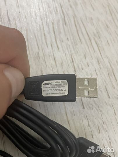 Наушники и кабель usb samsung