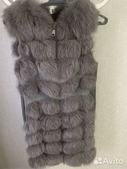 Жилет меховой женский