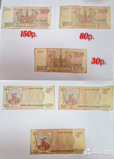 Банкноты России 1993