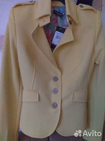 Жакет ярко желтый новый,из бутика спб