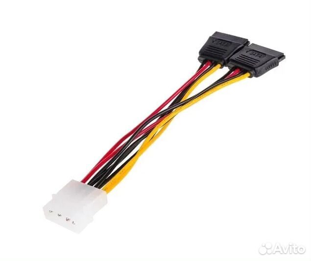 Переходник питания Molex на 2 SATA