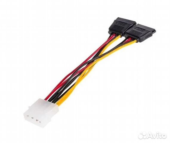 Переходник питания Molex на 2 SATA