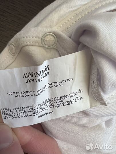 Боди Roberto Cavalli, Armani baby 68 новый