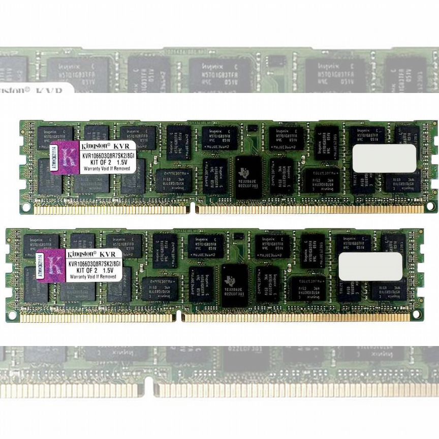 [KVR1066D3Q8R7SK2/8GI] Оперативная Память Kingston Kvr1066d3q8r7sk2/8gi