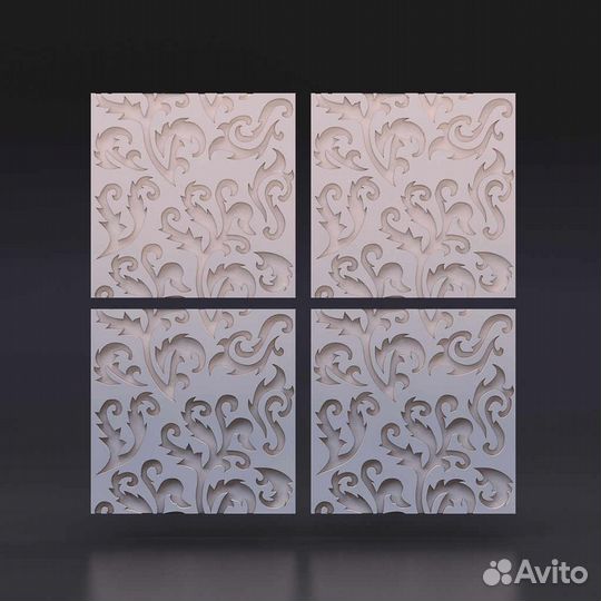 Гипсовая 3D панель 