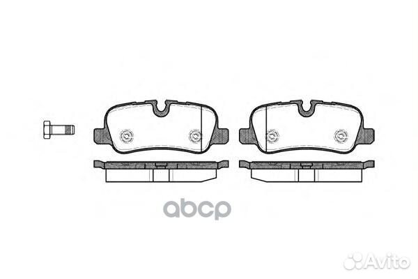 1159 00 FDB1613SFP500021колодки дисковые зL