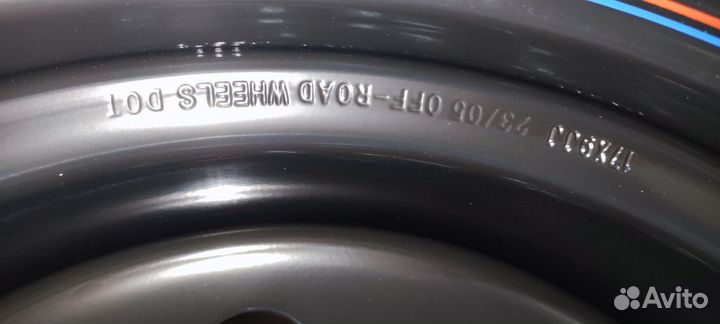 Диск усиленный Ford F250 стальной черный8x170 R17