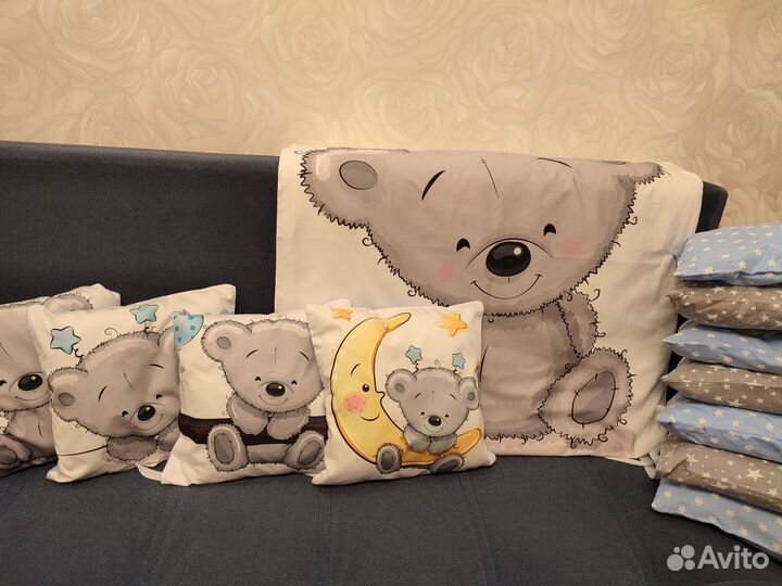 Комплект (бортики+ постельное) в кроватку