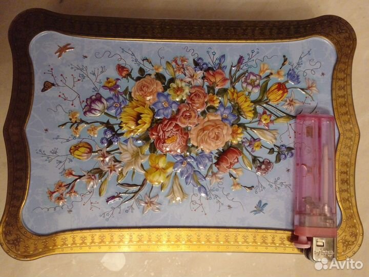 Шкатулка дерево, металл Новая