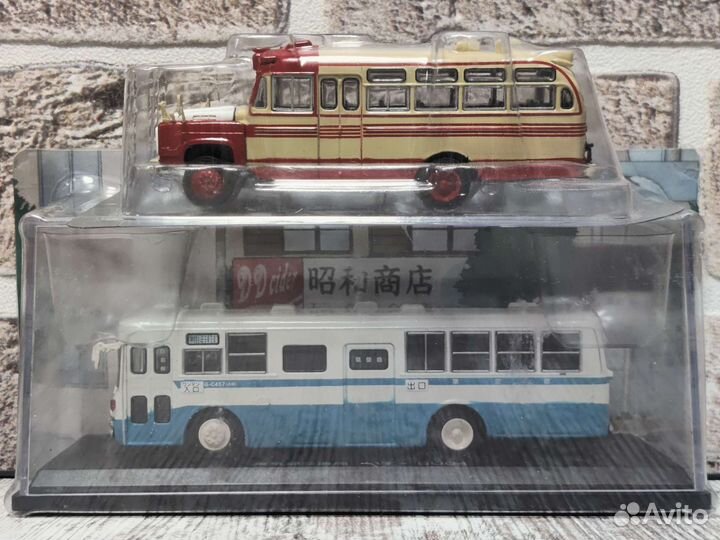 2 автобуса масштаб 1:72