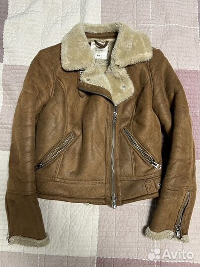 Дубленка женская укороченная s