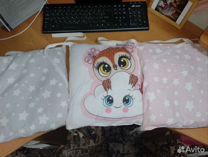 Матрасик,чехол на пеленальный стол, бортики