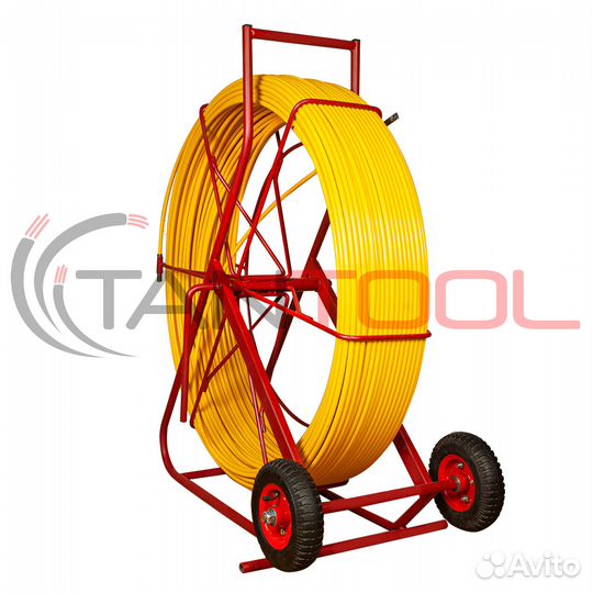 Протяжка для кабеля на тележке узк