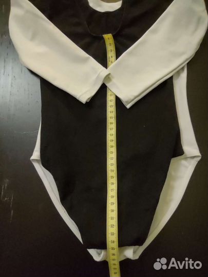 Купальник гимнастический черный