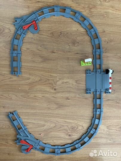 Конструктор Lego duplo железная дорога+дополнение