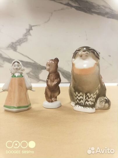 Фарфоровые статуэтки лфз и дулево