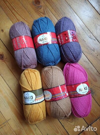 Пряжа для вязания, полушерсть Наколен, Ангора г
