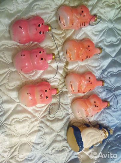 Елочные игрушки СССР