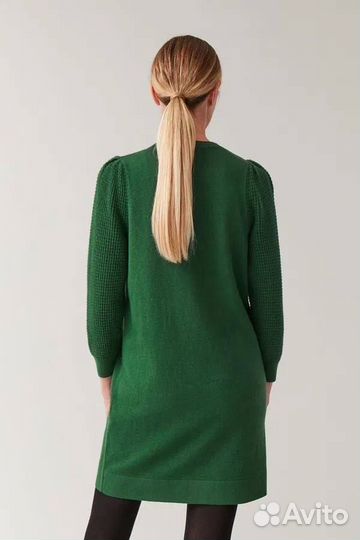 Платье Cos XS хлопок, шерсть