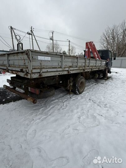 Бортовой грузовик TATA 613 с КМУ AMCO VEBA, 2010