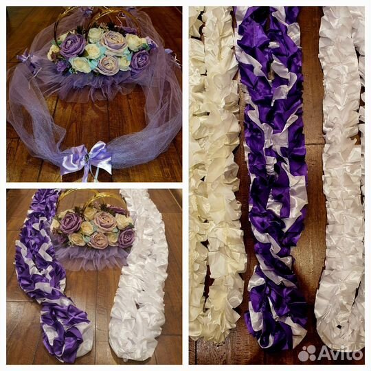 Украшение на свадебную машину