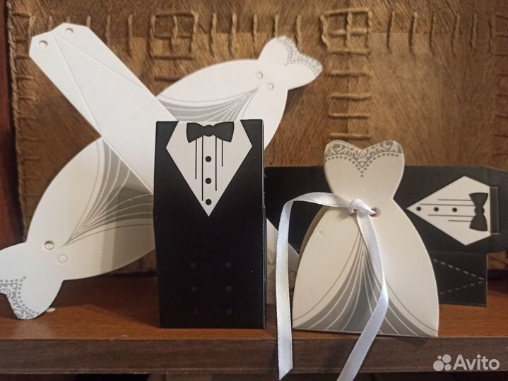 Подарочные коробочки для свадьбы. Приглашения