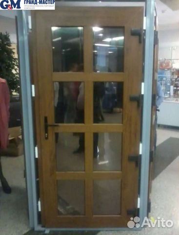 Дверь пвх ламинированная в цвет дуб