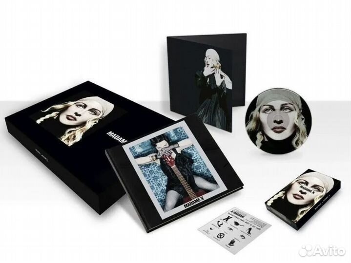 Madonna Madame X Box CD+Tape+Vinyl+tatto+poster