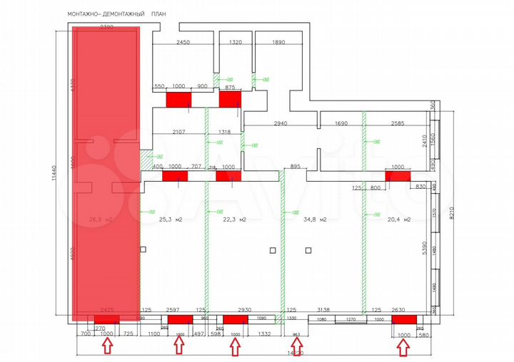 Торговое здание. 130 м². Арендный бизнес
