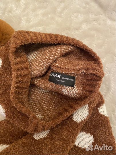 Шапка и снуд для девочки zara