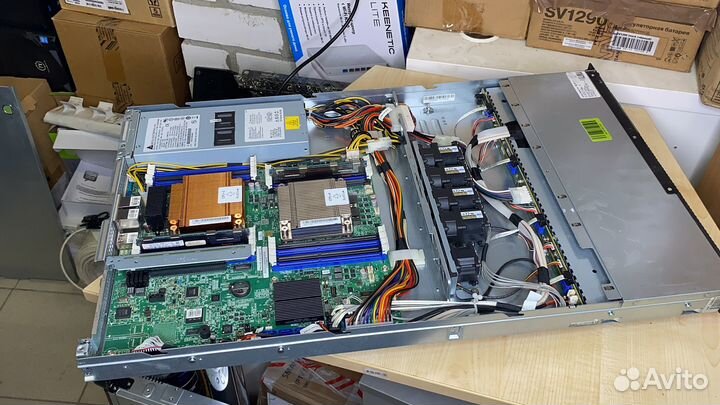 Сервер 1U Hyperion RS125 G4 2620x2/16Гб/1U опт/ро