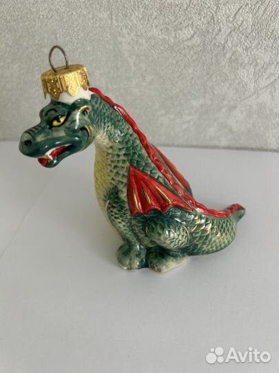 Елочные игрушки из фарфора