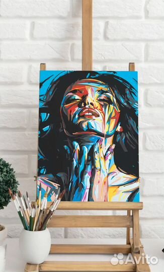 Картина по номерам 40*50 с подрамником