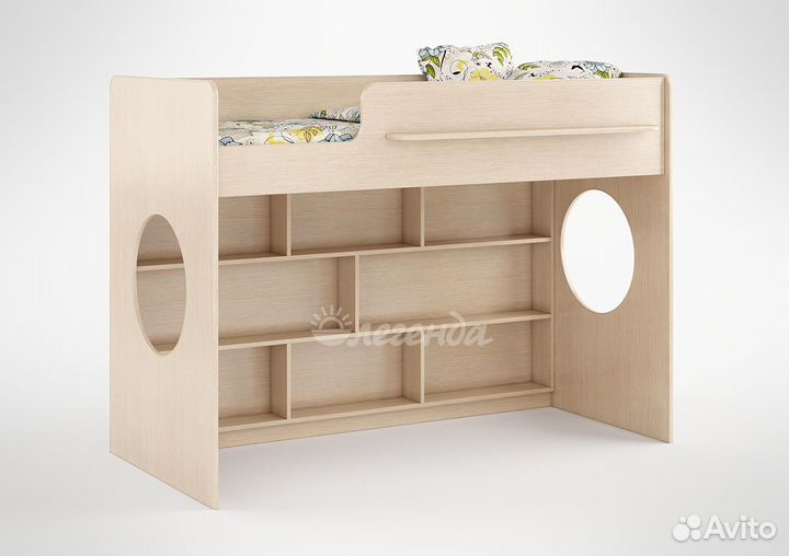 Кровать-чердак с матрасом