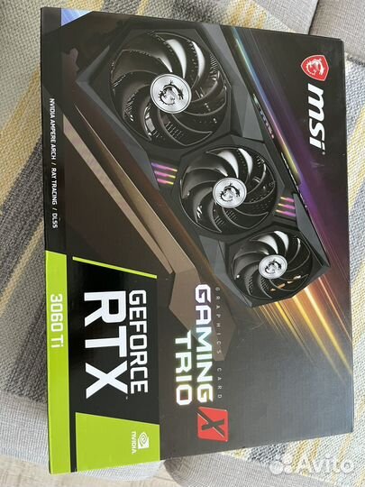 Видеокарта rtx 3060ti msi